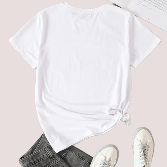 Did You Know... Crew Neck Graphic Tee - Picture 2 of 7